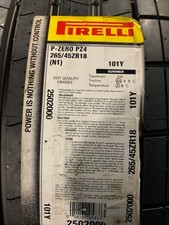2 New 265 45 18 101y Pirelli P Zero Pz4 Summer Tires