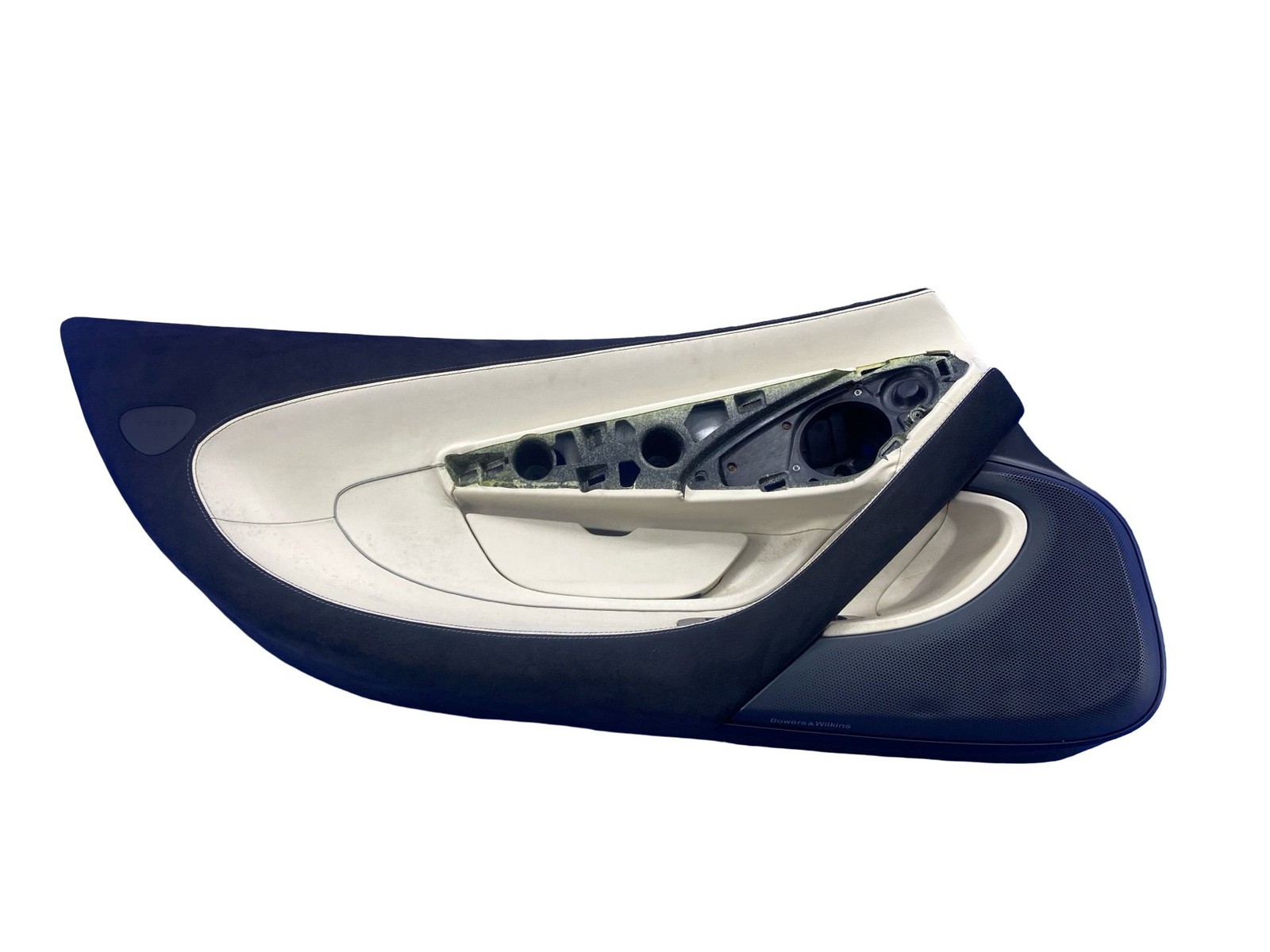 2016-2021 Mclaren 570s Front Left Interior Door Trim Panel Black Alcantara W/Tan