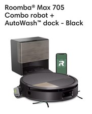 iRobot Roomba Max 705 Combo Robot Vacuum + AutoWash Dock ? Black