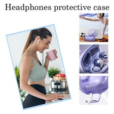 For Huawei FreeClip Headphones Protective Case Locking Switch Phone Stand- D2P3