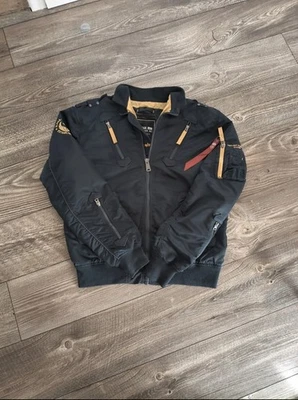 Alpha Industries Bomberjacke Pilotenjacke Gr. L  Dunkelblau - Bild 1 von 4