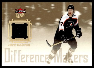 2005-06 Ultra Difference Makers Jerseys Jeff Carter Philadelphia Flyers #DMJ-JC