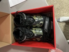 Bont Vaypor Boa Inline Skate Boots Camouflage Green Carbon Fiber Size 11.5 Wide