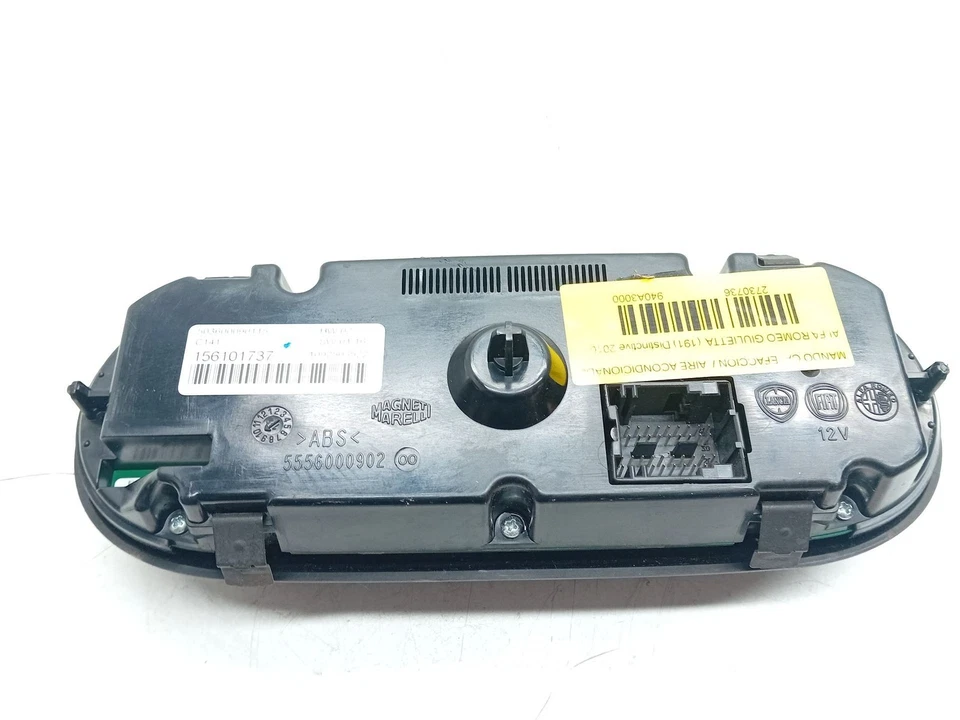156101737 CLIMATE CONTROL / 2730736 FOR ALFA ROMEO GIULIETTA 191 DISTINCTIVE - Image 2 of 4