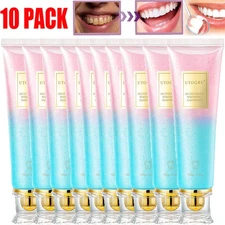 10x Niacinamide Intensive Whitening Toothpaste Stain Removal Clean Peach Flavor