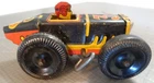 Vintage 1930s-40s Marx #3 Tin Litho Wind-Up Toy Race Car With Driver! Works!