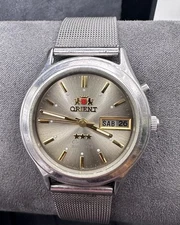 Vintage Orient 3 Star Crystal 21 Jewels Japan Automatic Watch