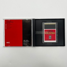King of Casino TurboGrafx 16 Authentic Tested Complete CIB HuCARD