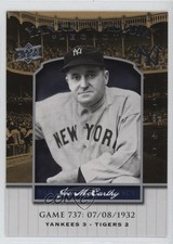2008 Upper Deck Yankee Stadium Legacy Joe McCarthy #YSL737 HOF 05k6