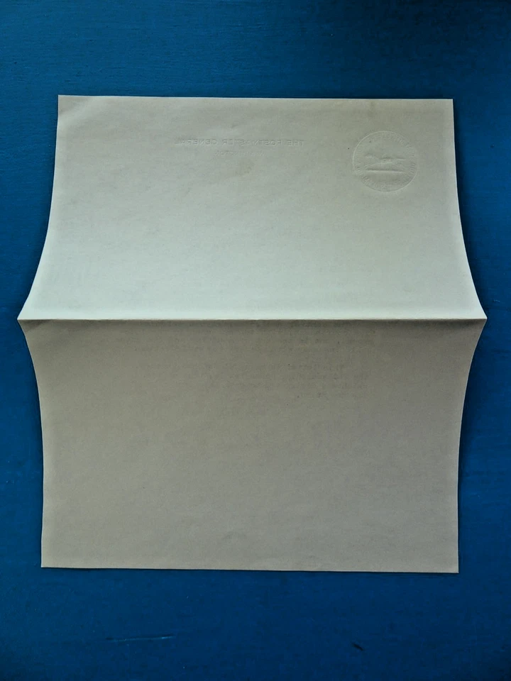 Farley FDC 835 Williamsburg 1938 Official Postmaster Stationery SIGNED Enclosure - Image 4 of 4