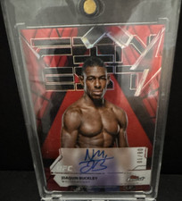 2025 Topps Finest UFC Joaquin Buckley FA-JB Autograph red vapor