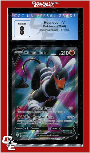 Houndoom V graded CGC 8 for sale on eBay