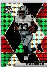 2020 Panini Mosaic #229 Lynn Bowden Jr. Prizm Green Rookie (G)