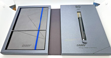 RARE LAMY Logo Ballpoint Pen Germany 50th Anniversary Gift Set SE Notebook Italy