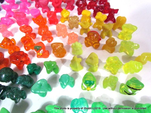 LOT Assorted GoGo's CRAZY BONES Pieces + Coffin Cases + Game Official Handbook - Picture 5 of 10