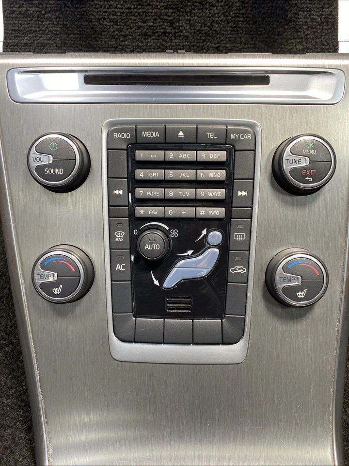 Volvo XC60 2011-2013 consola central panel de control climático moldura OEM Foto 2 de 4