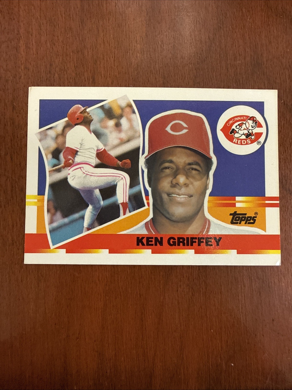 1990 Topps Ken Griffey #100 Cincinnati Reds MLB Baseball Card