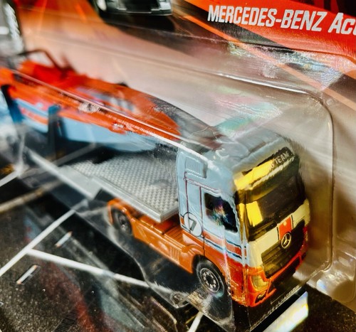 Majorette Mercedes Benz Actros Boat Transporter New (K02) - Picture 2 of 2
