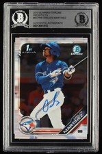 Orelvis Martinez ROOKIE Signed 2019 ROOKIE Bowman Chrome #BCP69 BGS slabbed