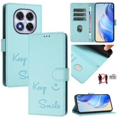 For Xiaomi Poco X7 5G / Redmi Note 14 Pro 5G Smile Embossing Leather Phone case