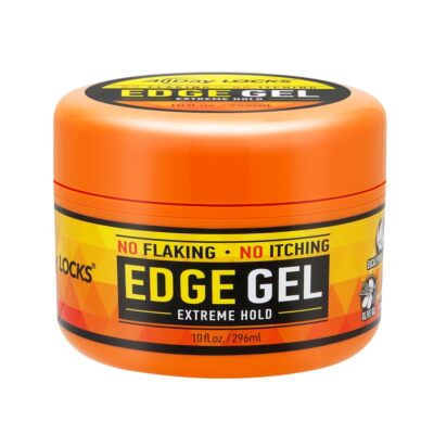 AllDay Locks Edge Gel for Hair 10 Oz Tames Frizz Smooths Controls Shine