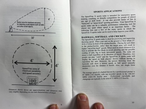 SpeedTrac X Radar Gun 52000 - Monitor digitale della velocità sportiva (da riparare) - Foto 5 di 12