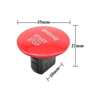 XINLIYA Engine Start Stop Button Cover, Zinc Alloy Car Power Control XINLIYA Engine Start Stop Button Cover, Zinc Alloy Car Power Control
