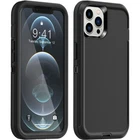 Black Tradies Heavy Duty Military Defender Case For iPhone 12 / 12 Pro