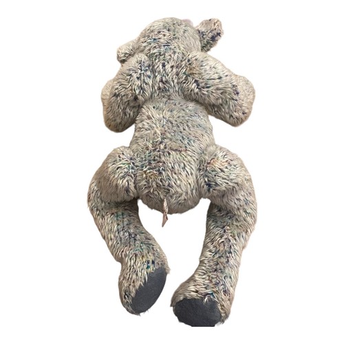 Vintage Ty RAZZMATAZZ Blue Rainbow Confetti Teddy Bear 2000 Plush Animal EUC - Picture 3 of 5