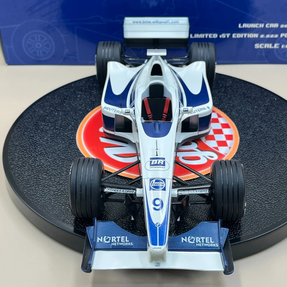 MINICHAMPS 1/18 Williams BMW Power Launch Car #9 2000 Diecast LTD 180000099 - Image 2 of 4