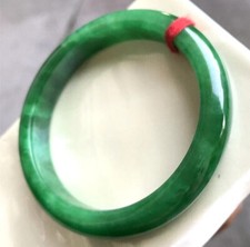 Certified Natural Grade Ice Green Burmese Jade jadeite bracelet bangle 56mm