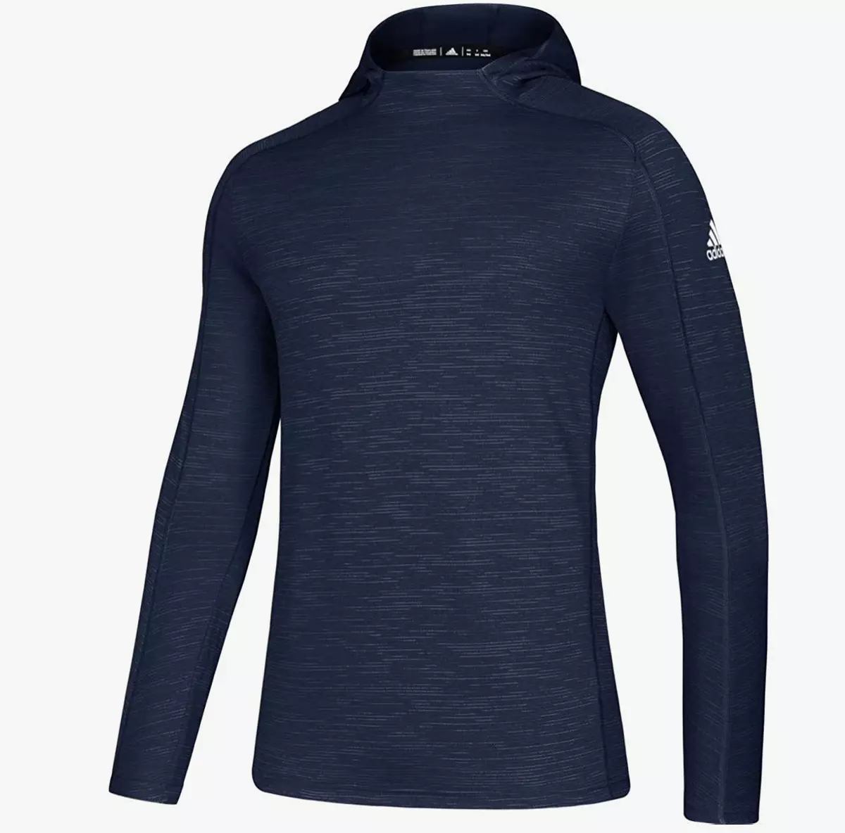 Adidas Men Navy Game Mode Training Hoodie Large Xtra Tall LT2