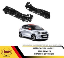 CITROEN C1 2014 - 2022 REAR BUMPER BRACKET HOLDER MOUTING PAIR LEFT & RIGHT