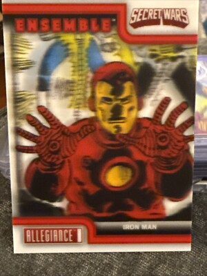 2024  Marvel Secret Wars Ensemble #E-35 Lenticular Iron Man