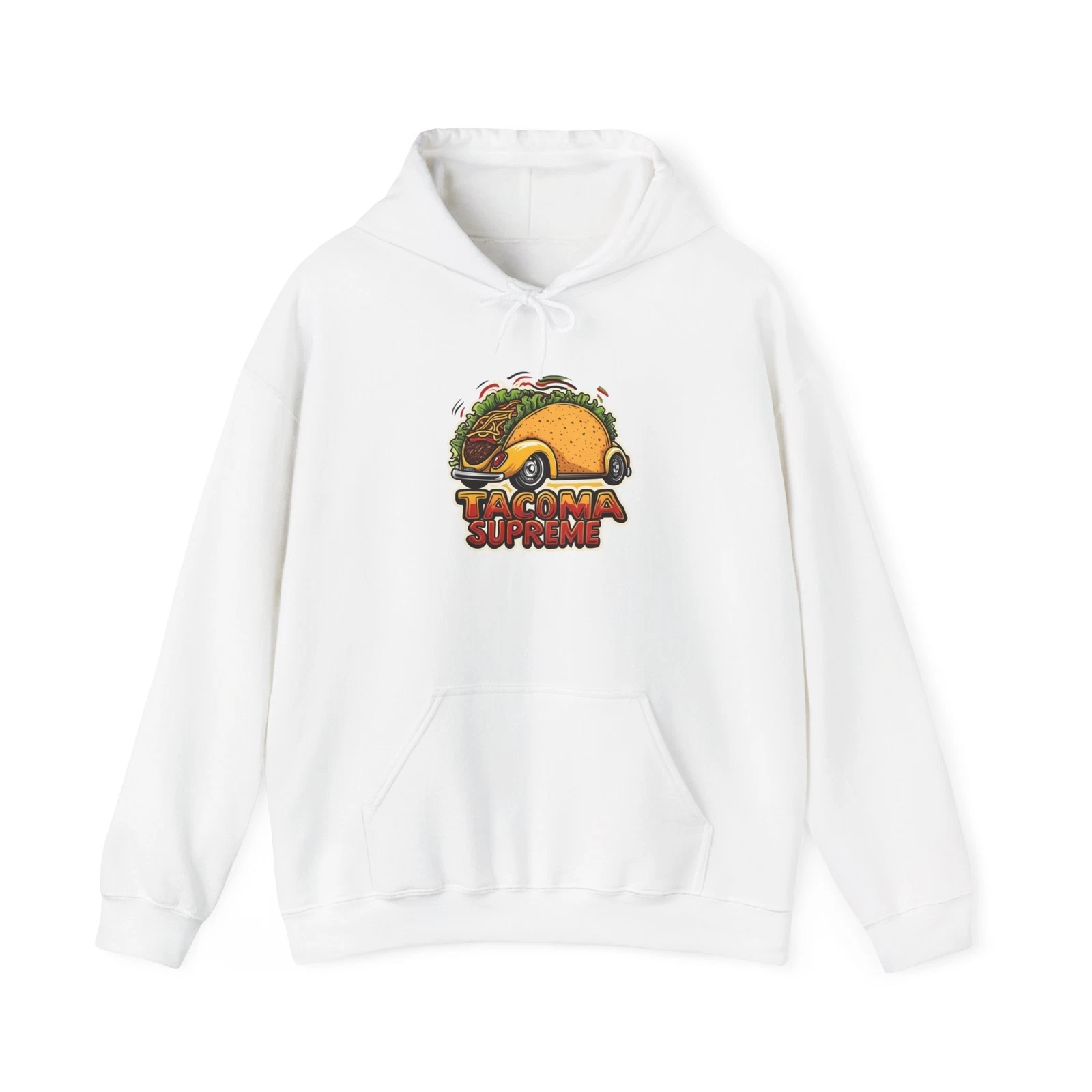 Divertente Felpa con Cappuccio Taco Supreme Felpa Unisex Misto Pesante Regalo Foodie 