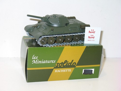 SOLIDO, Char T 34 russe T34 / 76 militaire + planche décalcs d'origine 3A - Picture 2 of 3