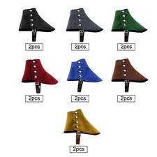 Men's Gangster Spats Adjustable Steampunk Novelty Medieval Pirate Boot Covers