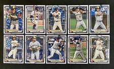 2024 Topps Bowman Paper Team Set Base and Prospects - Milwaukee Brewers