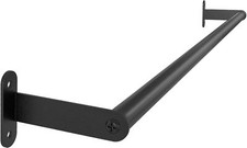 Towel Bar for Bathroom Wall, Black 24 Inch Single Rods