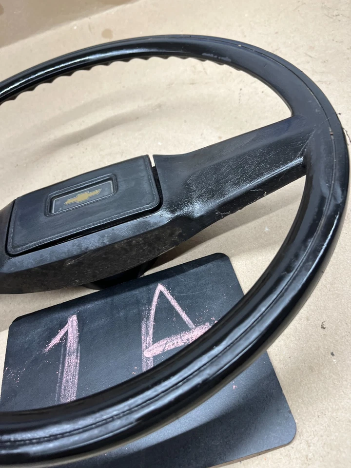 Chevrolet GMC K10 c10 K5 1981 87 1991 mango de dirección fabricante de equipos originales usado anillo negro cuadrado Foto 4 de 4