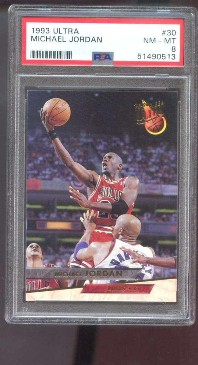 1993-94 Fleer Ultra #30 Michael Jordan PSA 8 Graded