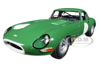 JAGUAR LIGHTWEIGHT E-TYPE ROADSTER RHD DARK GREEN 1/18 CAR BY AUTOART 73648
