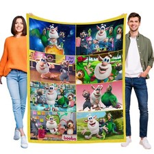 Booba Blanket Soft Bed Sofa Couch Throw Cozy Lightweight Flannel