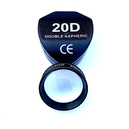 LENTILLE DIOPTRIQUE 20D verte pour lampe à fente EUR 39,06 - FR