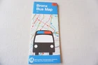 1984 Bronx New York Bus Guide Bus Map