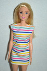 MATTEL BARBIE 2019 STROLL 'N PLAY PUPS SET BARBIE, DOLL ONLY in DRESS, #GHV92 — photo 8