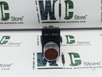 800MR-QA24S SER D 800M-XAS ALLEN-BRADLEY ORANGE PUSHBUTTON OPERATOR SL NO 579952