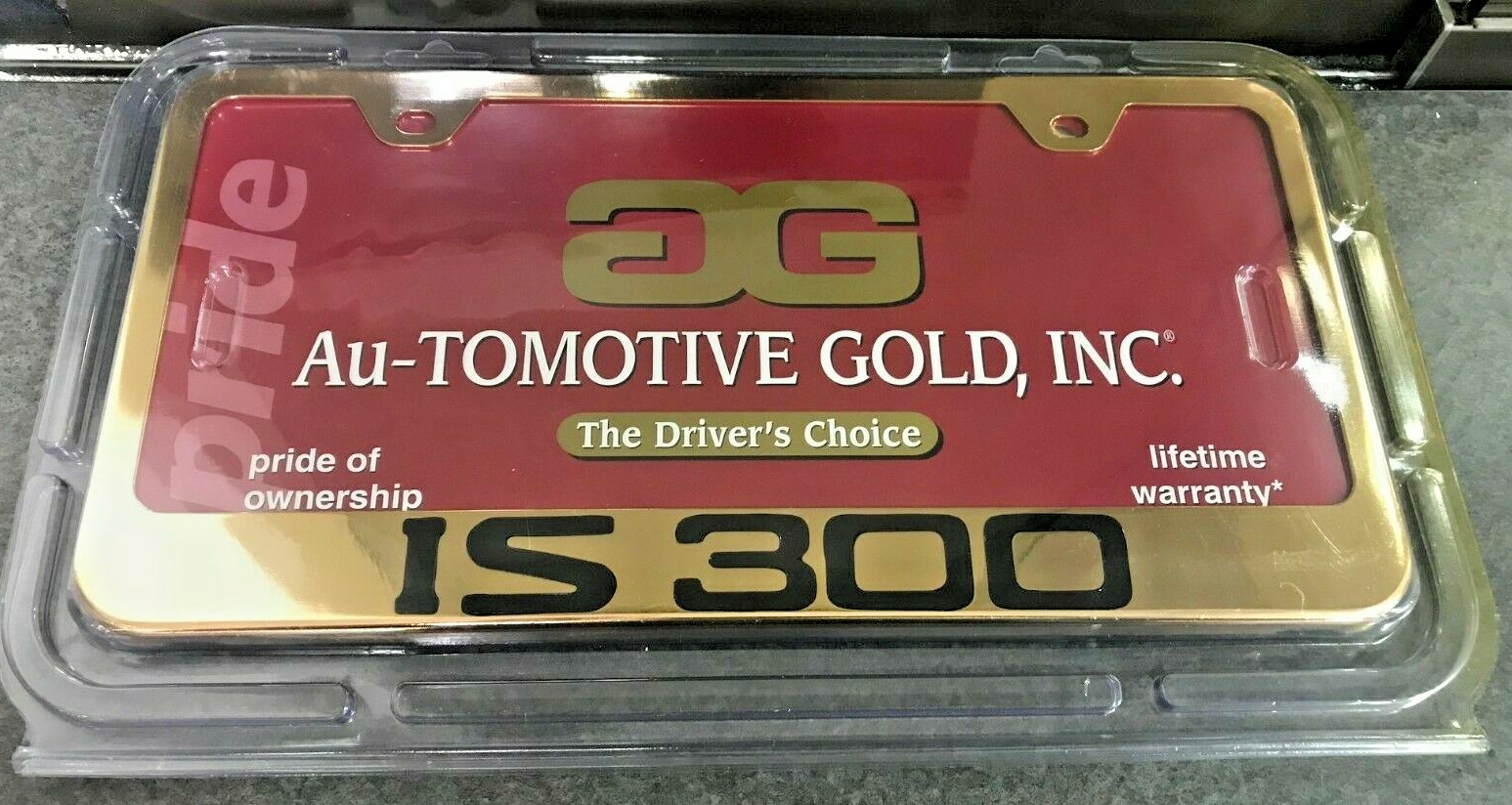LEXUS GOLD IS300 LICENSE PLATE FRAME eBay