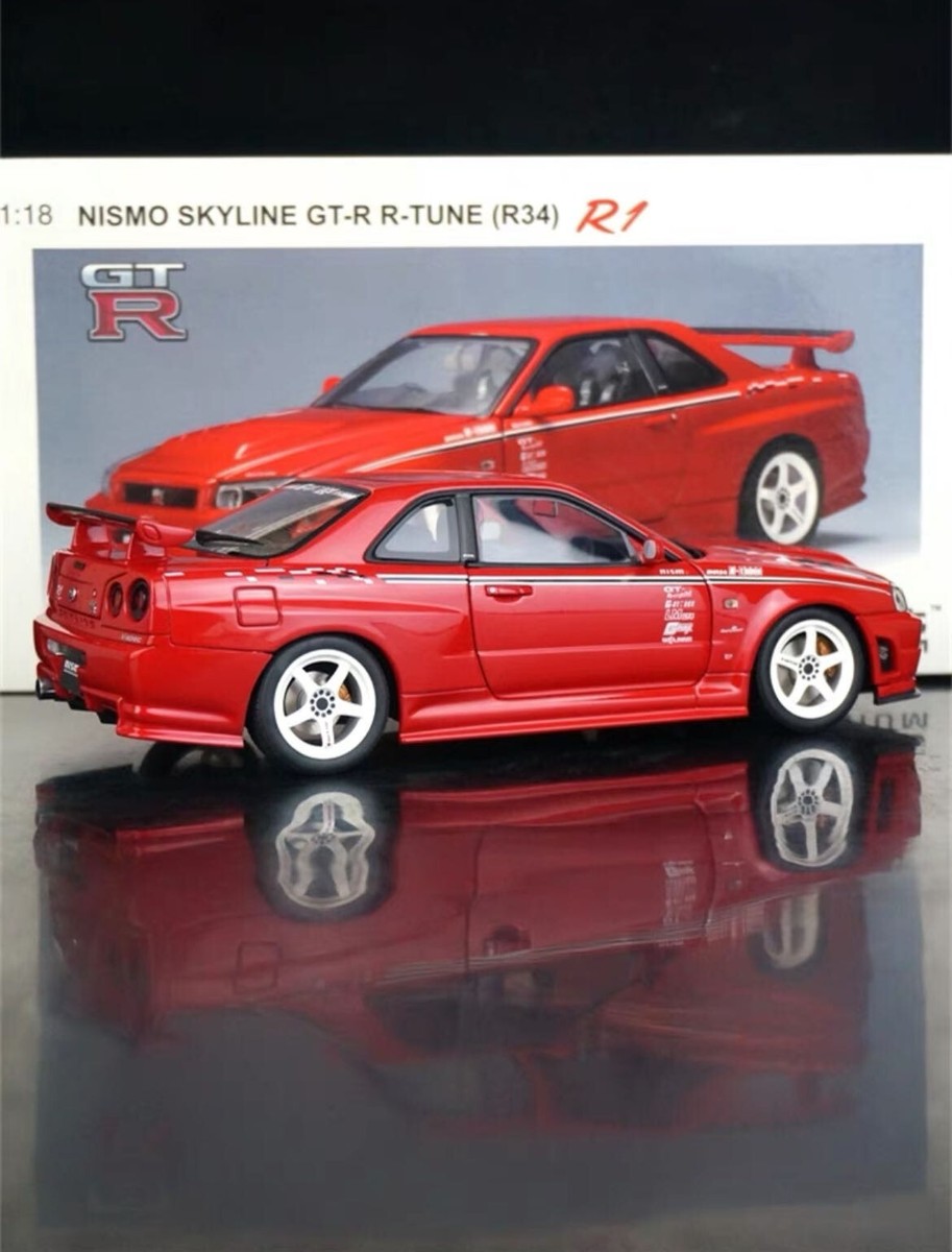 RARE* 1/18 AUTOart NISSAN SKYLINE GTR R34 NISMO R1 R-TUNE RARE* 1/18 AUTOart NISSAN SKYLINE GTR R34 NISMO R1 R-TUNE