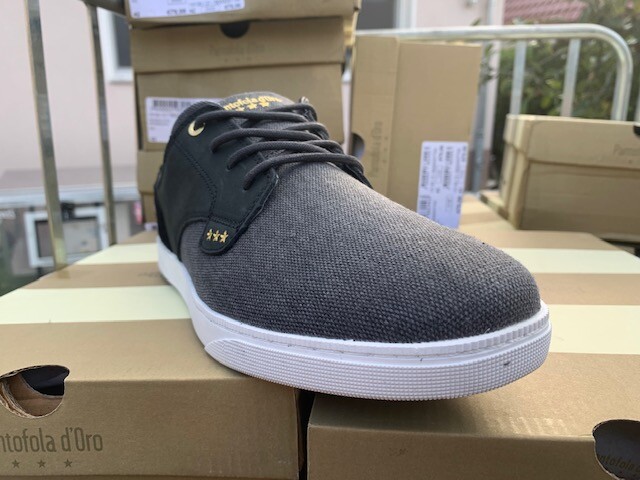 PANTOFOLA D’ORO Pantofola D'Oro DOP Prato Canvas Low Men nuovo taglia:41 nero Ascoli Imola